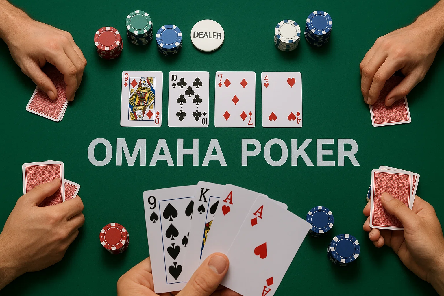 Chiến thuật cơ bản trong Omaha Poker